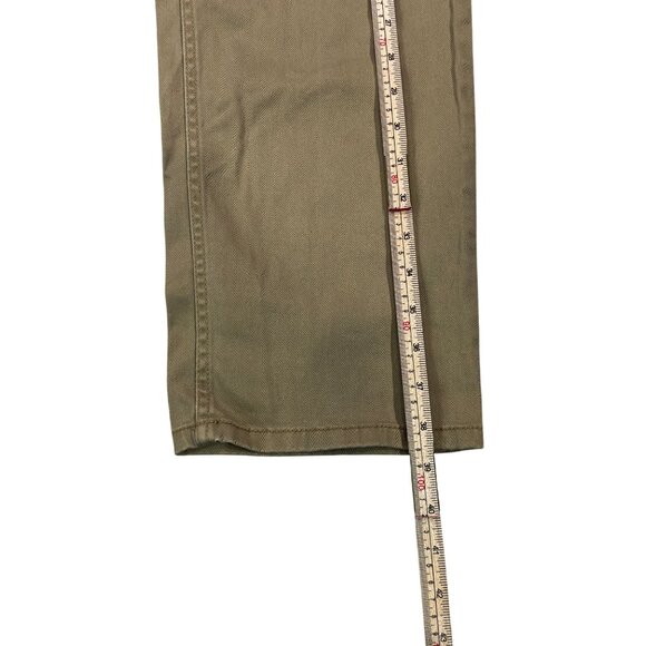 G.H. Bass & Co. Mens Khaki Straight-Leg Pants Size 36x30 Cotton/Spandex Blend - Picture 8 of 11